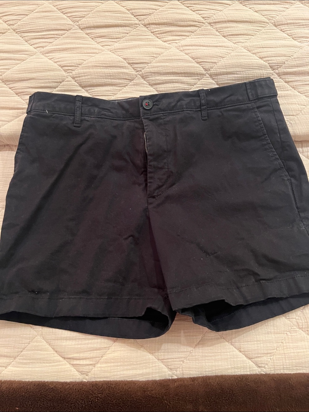 Tommy Hilfiger Black Women's Cotton Chino Bermuda Shorts